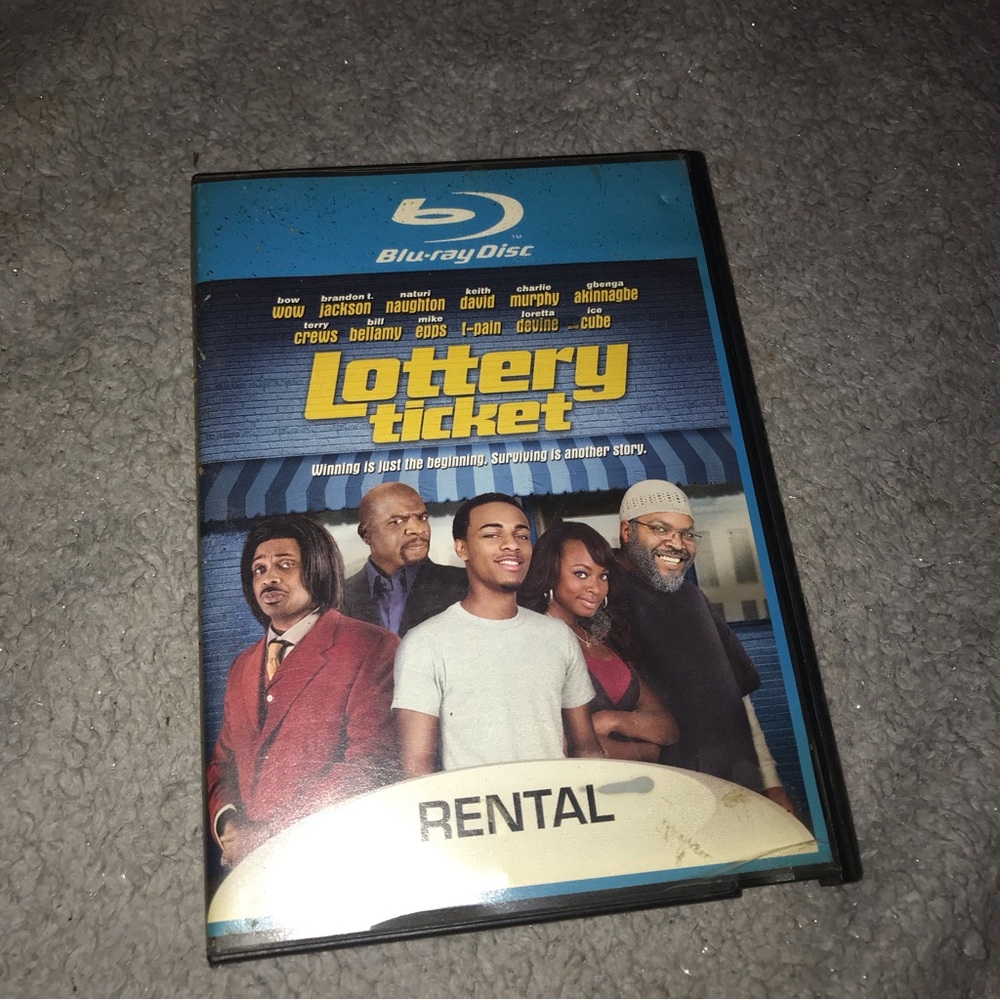 Lottery Ticket Blue Ray DVD